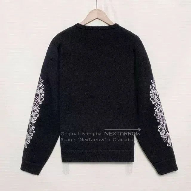 Chrome Hearts Chrome Hearts Black Vine Embroidery Cashmere Sweater. Size US L / EU 52-54 / 3 - 2 Thumbnail