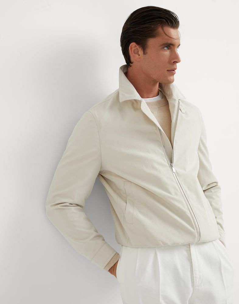 Brunello Cucinelli o1w1db10825 Jacket Water Resistant in White Size US XL / EU 56 / 4 - 3 Thumbnail