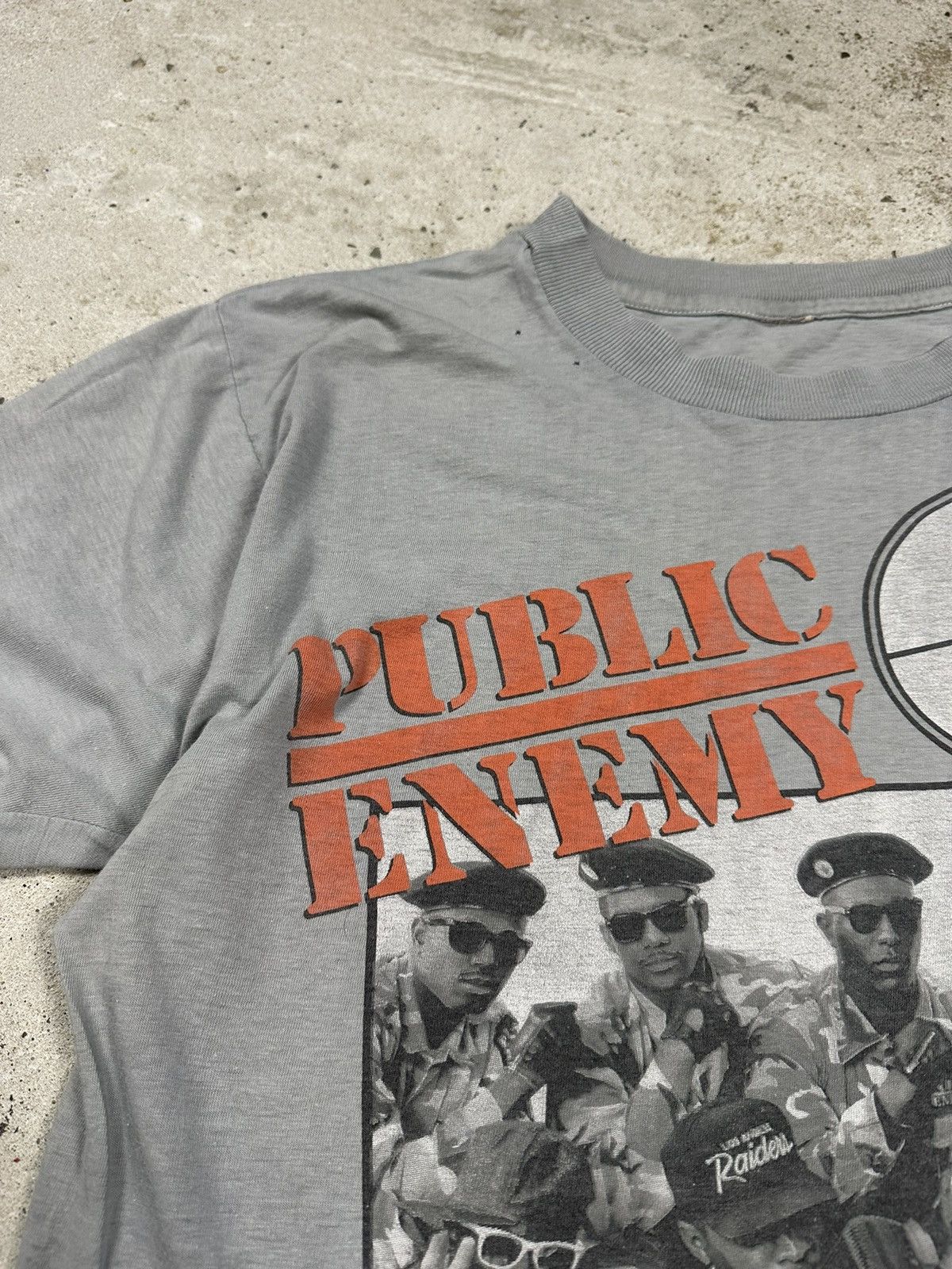 Public Enemy Vintage 90s Public Enemy Welcome to the Terrordome Grey Tee Size US M / EU 48-50 / 2 - 7 Thumbnail