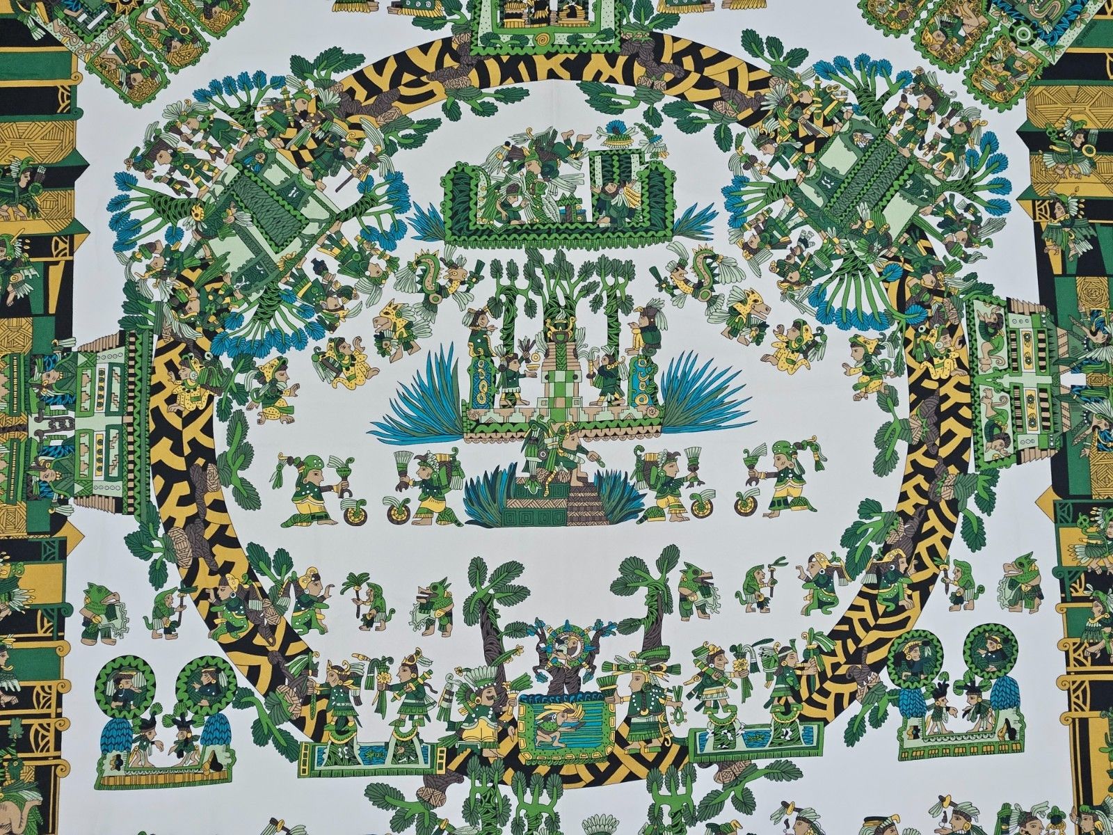Hermes Hermes Astres et Soleils by Annie Faivre Silk Scarf Size ONE SIZE - 2 Thumbnail