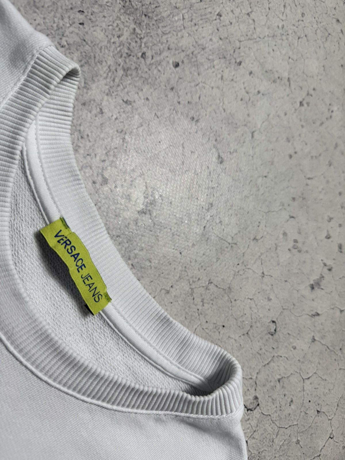 Versace Jeans Couture Versace Jeans Couture Big Logo White Sweatshirt Size XL Size US XL / EU 56 / 4 - 6 Thumbnail