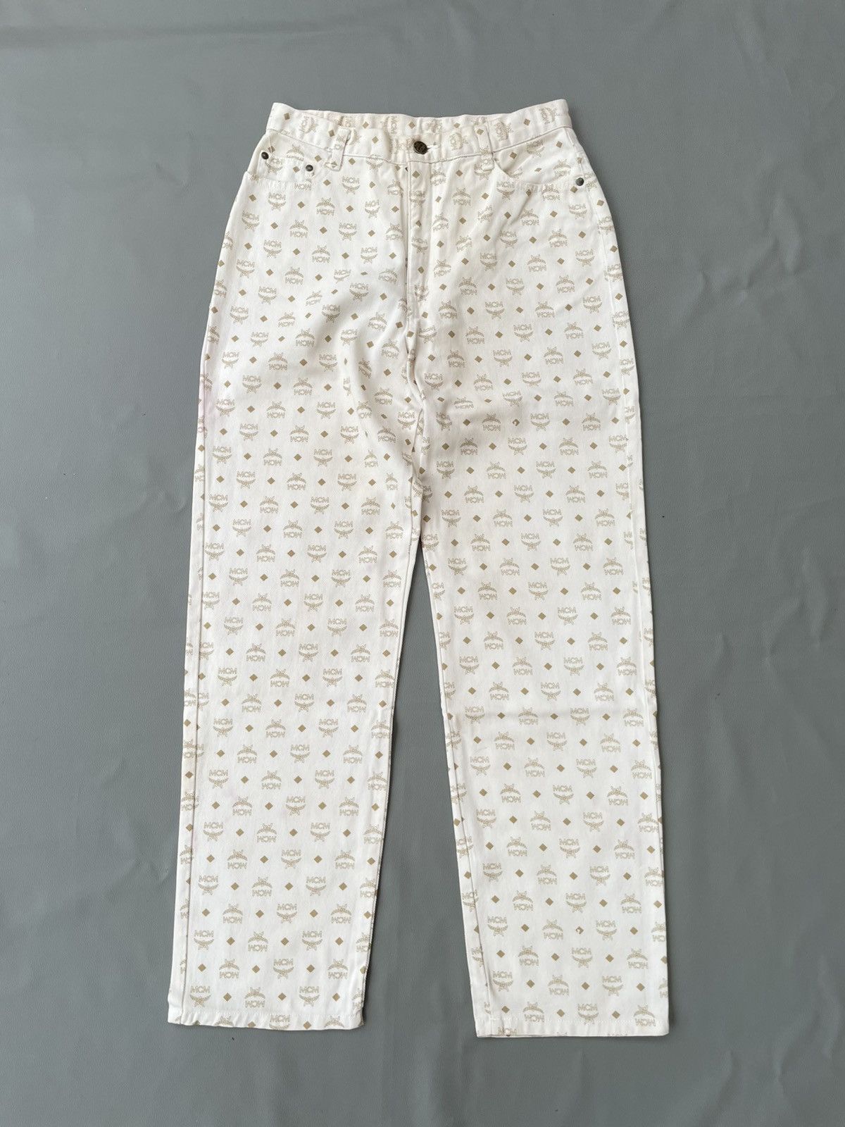 MCM Mcm Monogram Jeans Baggy luxury Style Size 26" / US 2 / IT 38 - 1 Thumbnail