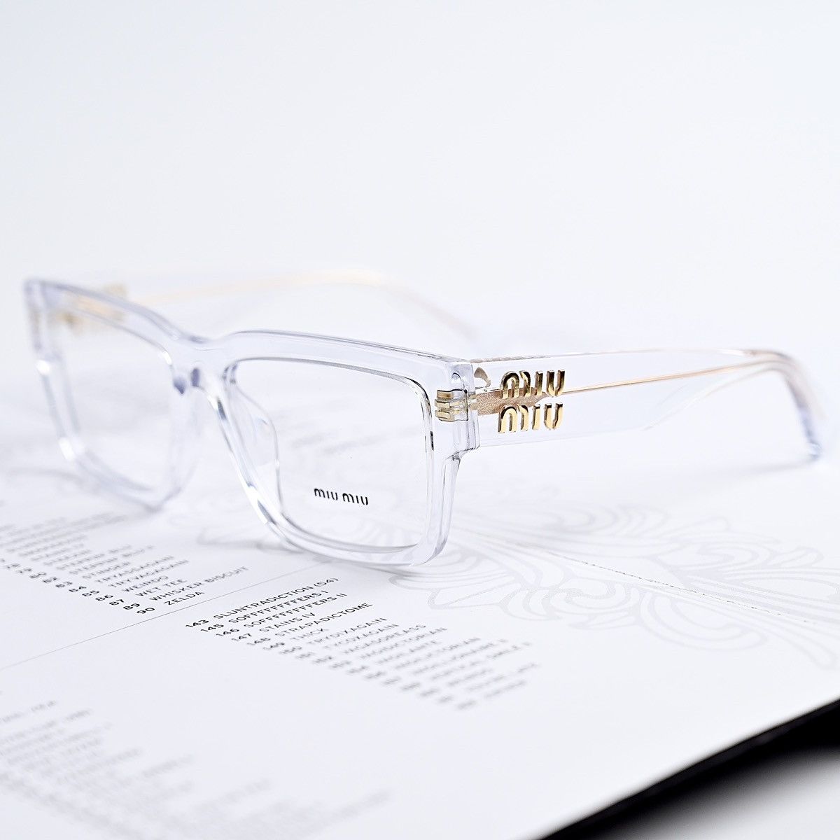 Miu Miu MIU MIU 0MU 02XV GLASSES Size ONE SIZE - 2 Thumbnail