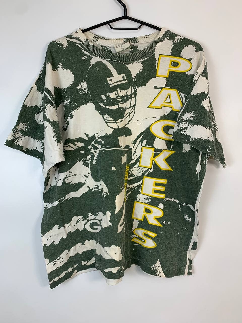 NFL Vintage 90’s Green Bay Packers Overprint NFL T-Shirt Size US L / EU 52-54 / 3 - 1 Thumbnail