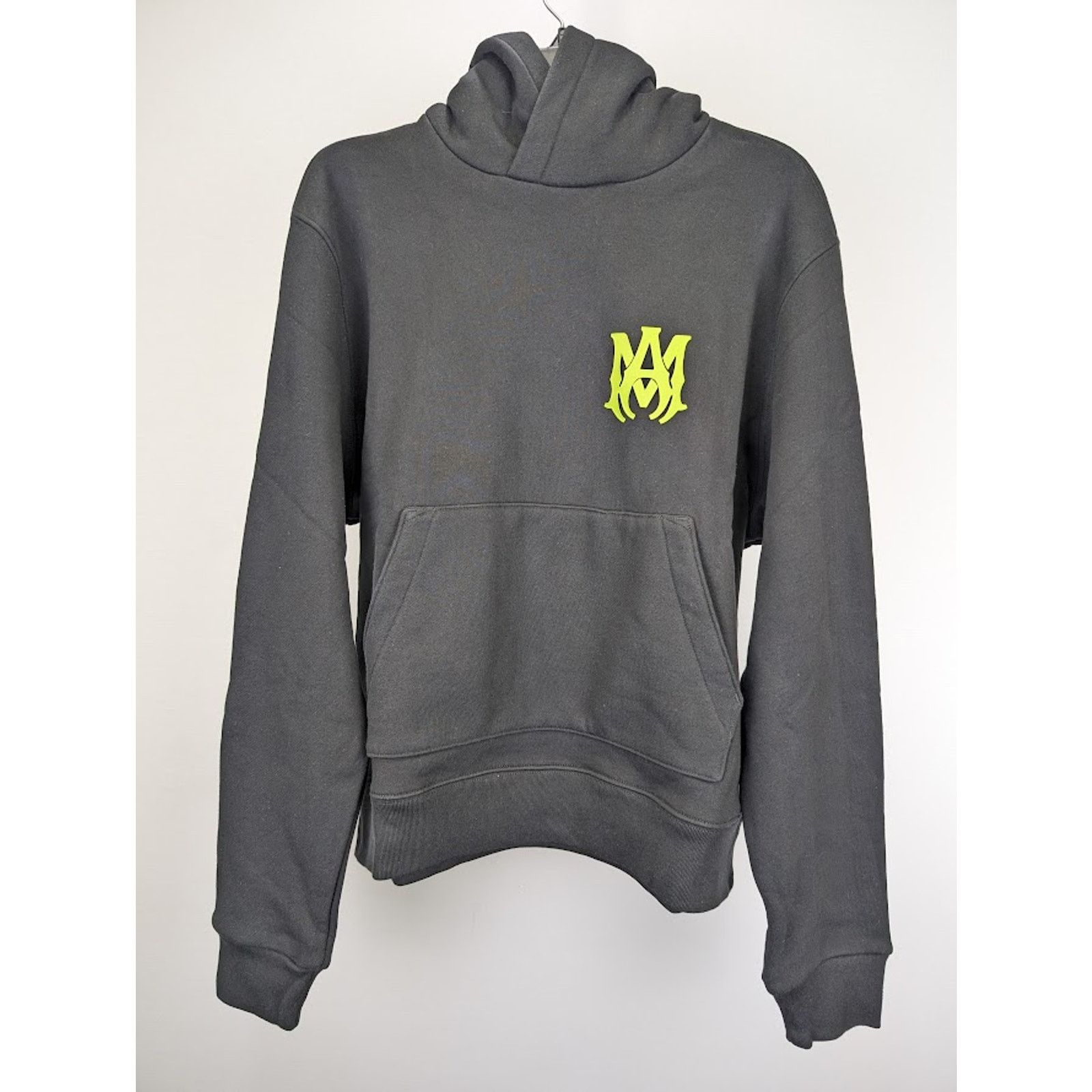 Amiri o1rshd1 Q:2 / MA Logo Hoodie in Black/Lime Size US L / EU 52-54 / 3 - 4 Thumbnail