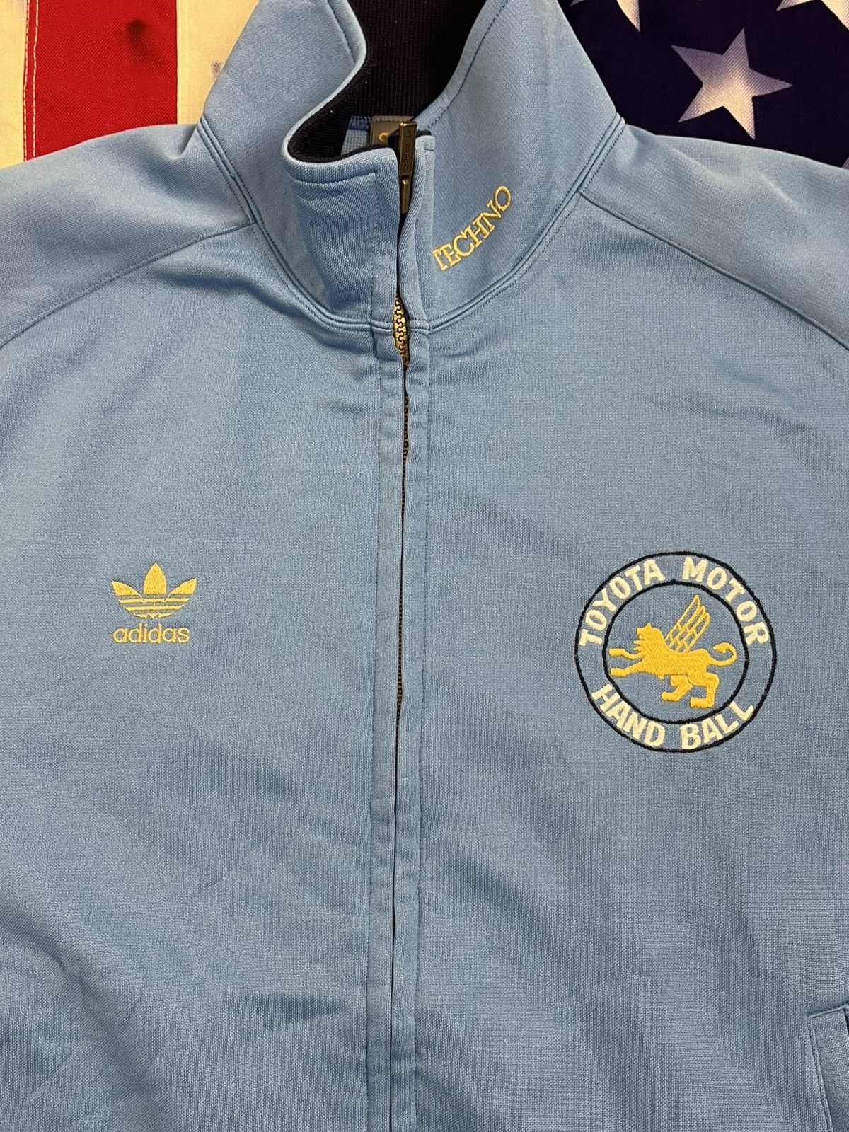 Adidas Vintag Adidas Toyota Motor Track Jacket Made in Japan 80s90s Size US M / EU 48-50 / 2 - 4 Thumbnail
