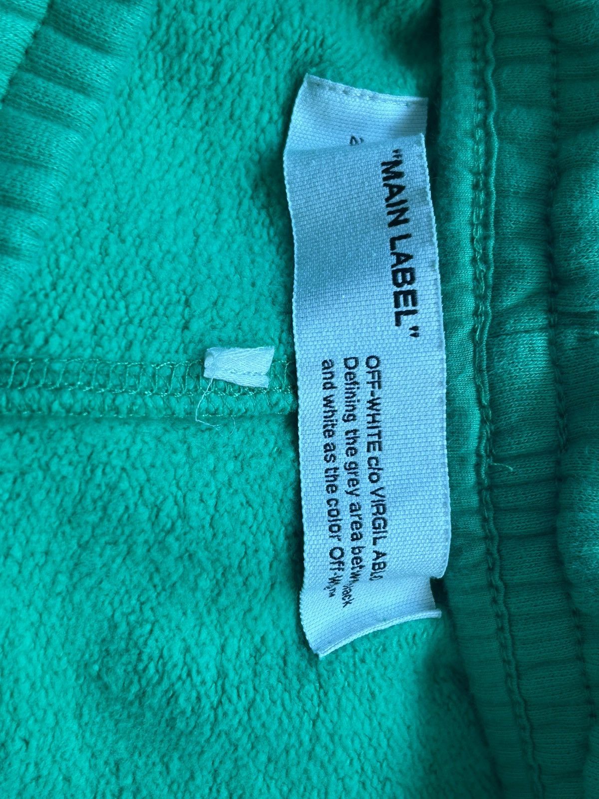Off-White Off-White Green Cotton Printed Bermuda Shorts XS Size US 30 / EU 46 - 4 Thumbnail