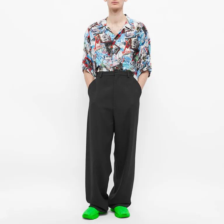 Balenciaga o1in1g0724 Worn Out Loose Pants in Black Size US 36 / EU 52 - 5 Thumbnail