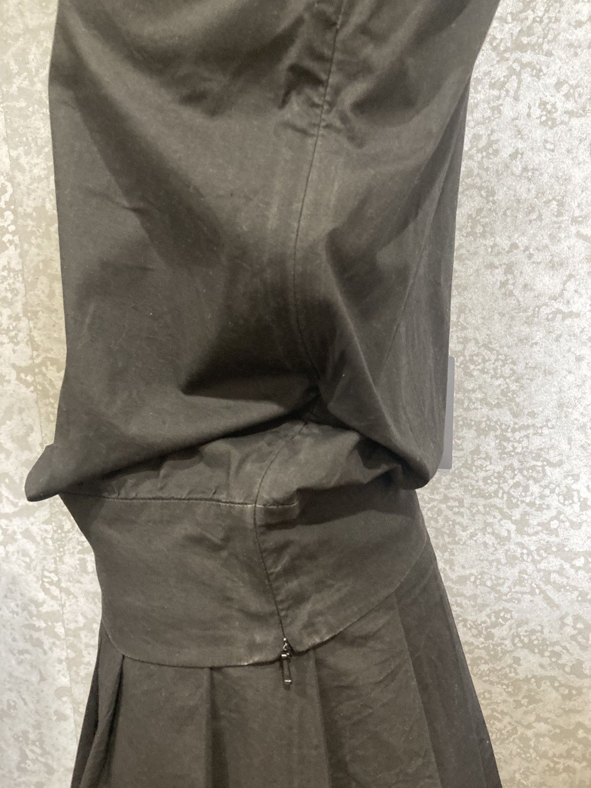 Japanese Brand 2000s Runway Black Sleeveless Collar Top Y2K Size S / US 4 / IT 40 - 6 Thumbnail