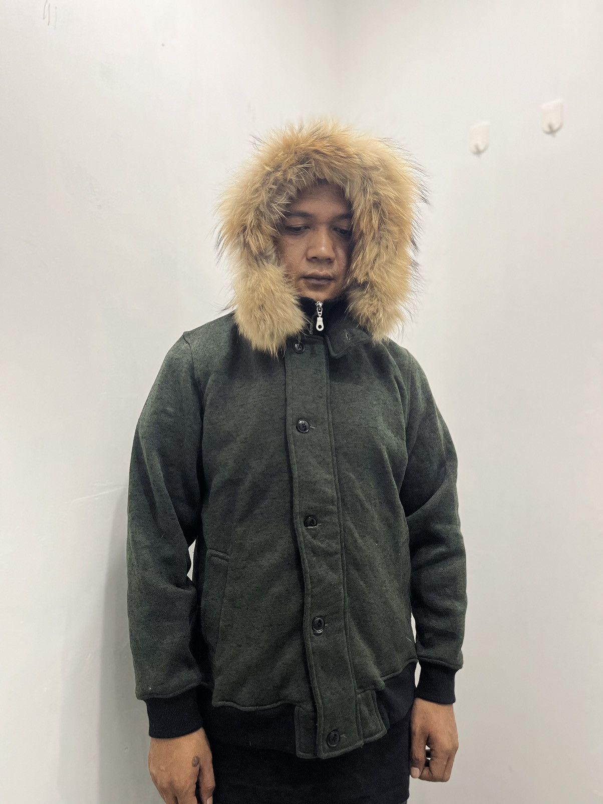 Japanese Brand Japanese Style Sweatshirt and Fur Hoodie Double Collar Size US XL / EU 56 / 4 - 1 Thumbnail