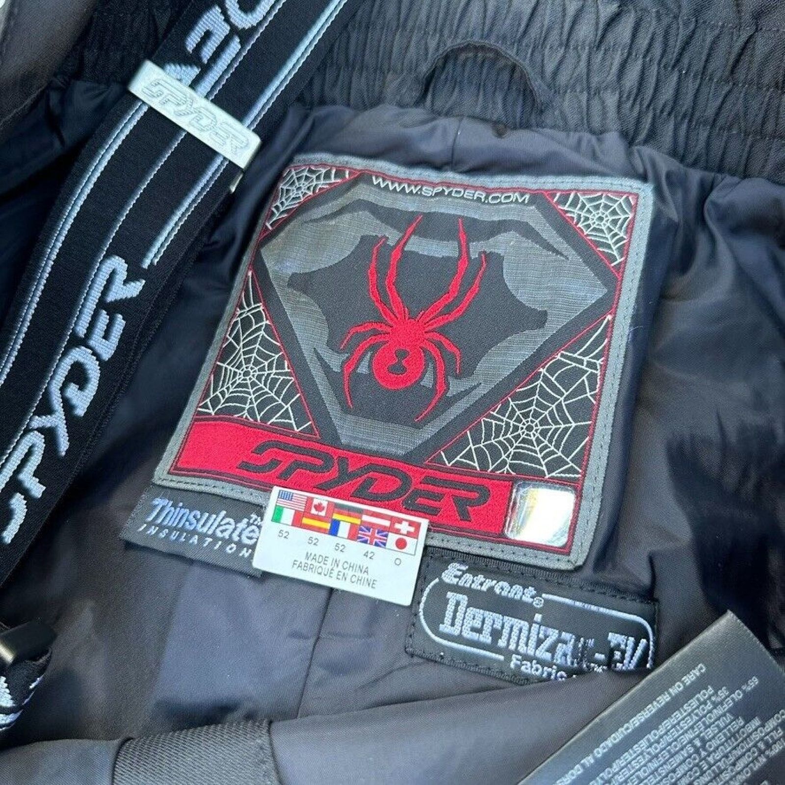 Spyder × Vintage Spyder Entrant Dermizax-EV Thinsulate Snowboard Bib ...