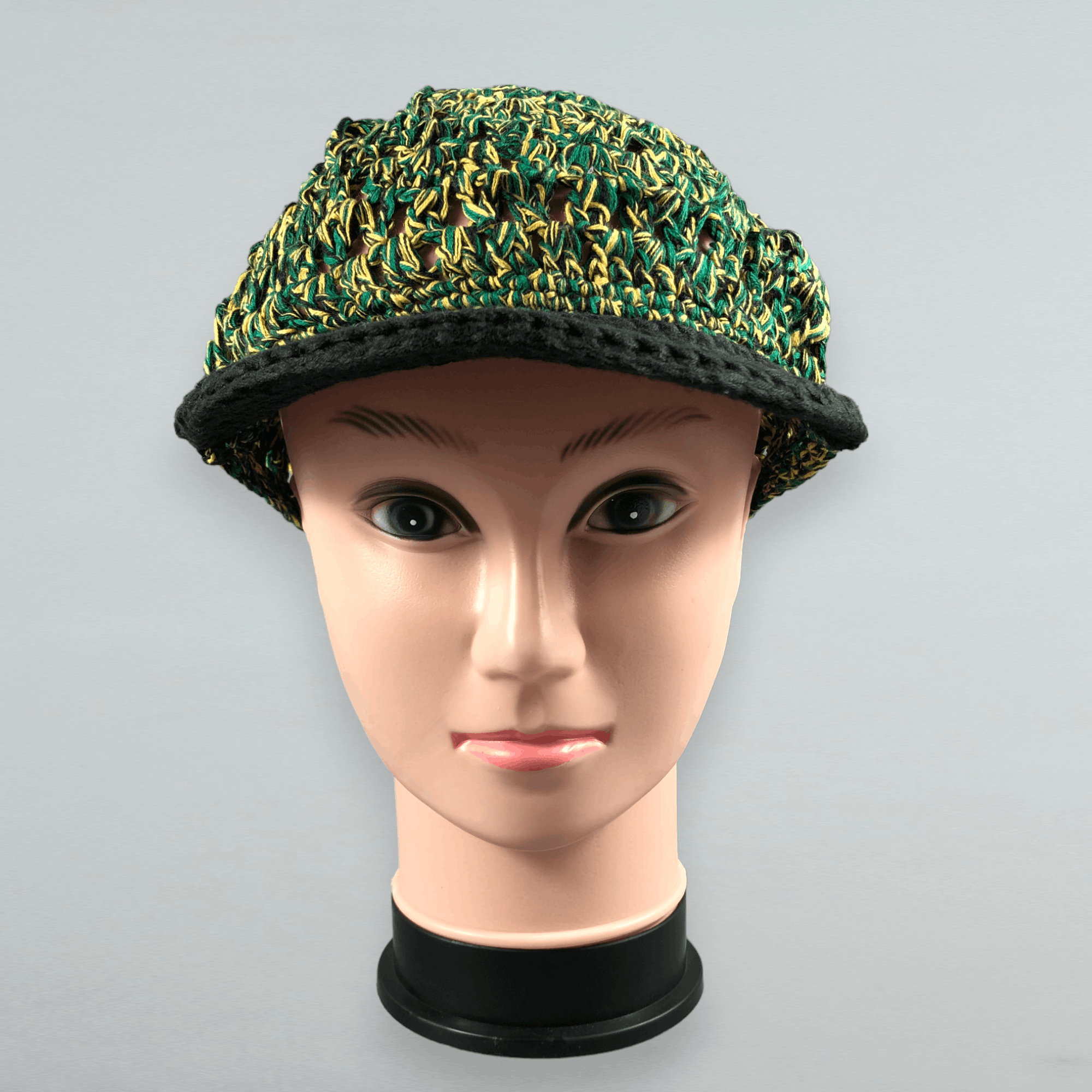 Japanese Brand Flora Crochet Knit Hat Size ONE SIZE - 1 Thumbnail
