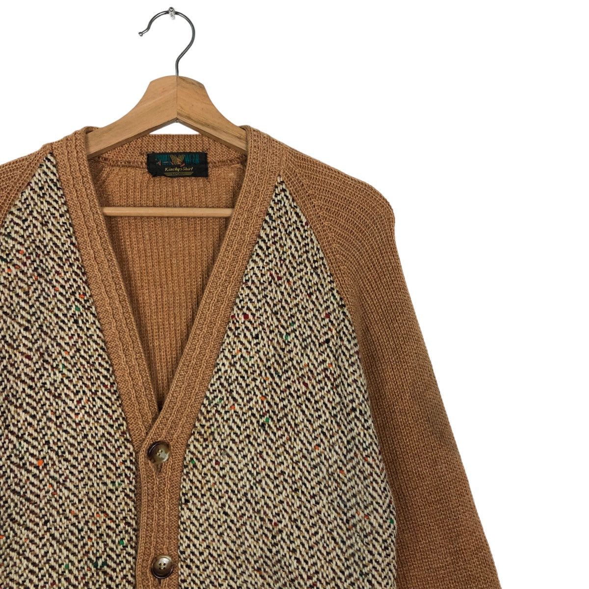 Japanese Brand 🔥90’s Vintage Long Sleeve Cardigan Kinchy Shirt Japan Size US M / EU 48-50 / 2 - 5 Thumbnail