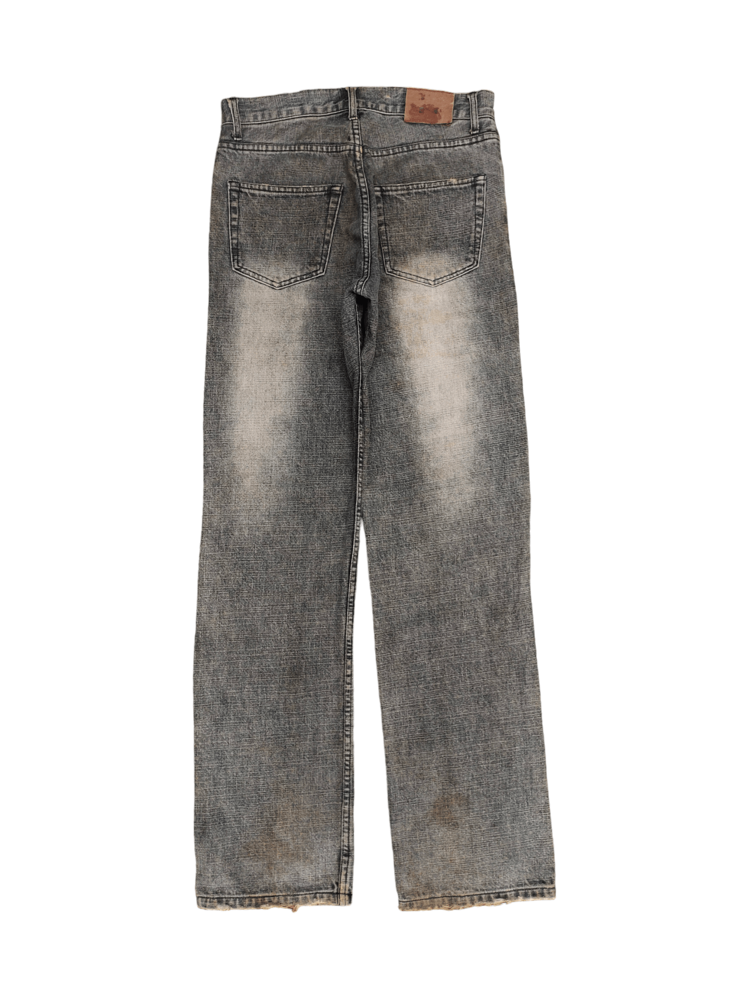 Hysteric Glamour Japanese Brand Nylaus Patchwork Distress Faded Denim Pants Size US 32 / EU 48 - 8 Thumbnail