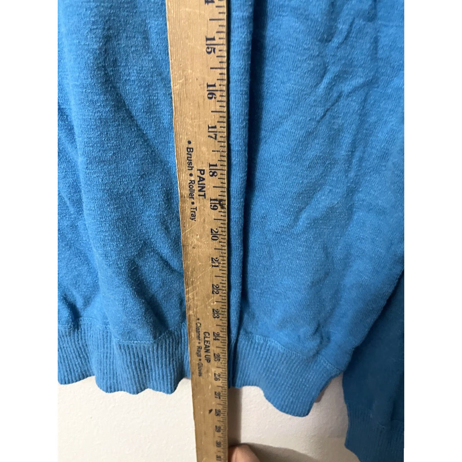 American Eagle Outfitters American Eagle Sweater Mens Size XL V Neck Blue Solid Athletic Fit Size US XL / EU 56 / 4 - 4 Thumbnail