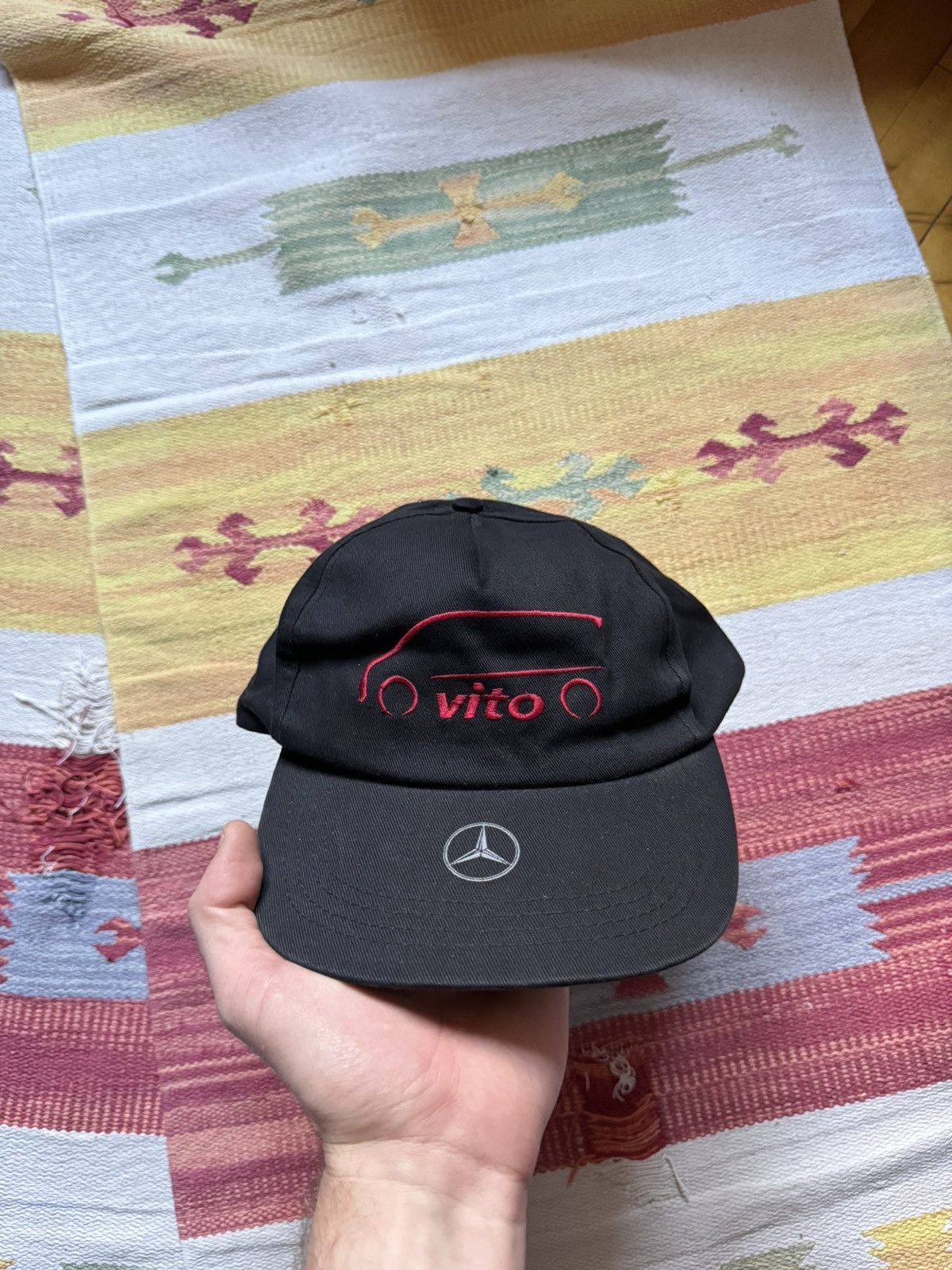 Mercedes-Benz Vintage 00’s Mercedes Benz Vito Racing Hat Size ONE SIZE - 2 Thumbnail