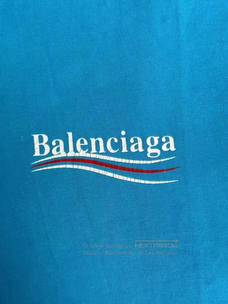 Balenciaga Balenciaga Letter Printed Round Neck Short Sleeve T-Shirt Size US XS / EU 42 / 0 - 3 Thumbnail