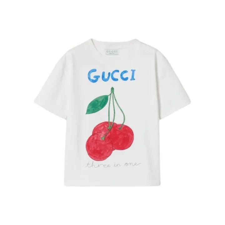 Gucci Kids SS25 Logo Print T-Shirt-2507