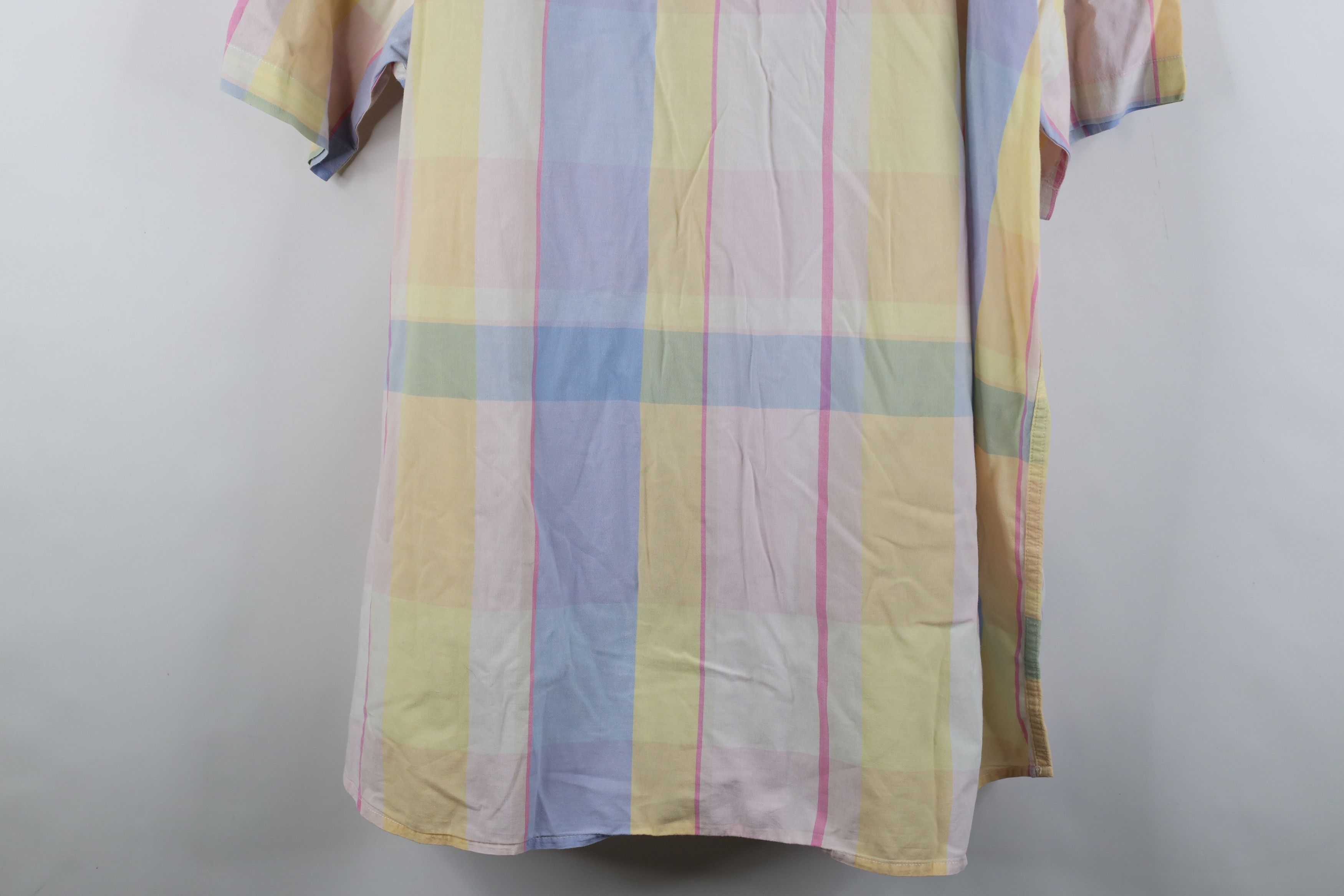 Orvis Vintage 90s Orvis Checkered Madras Plaid Button Down Shirt Size US XL / EU 56 / 4 - 11 Thumbnail