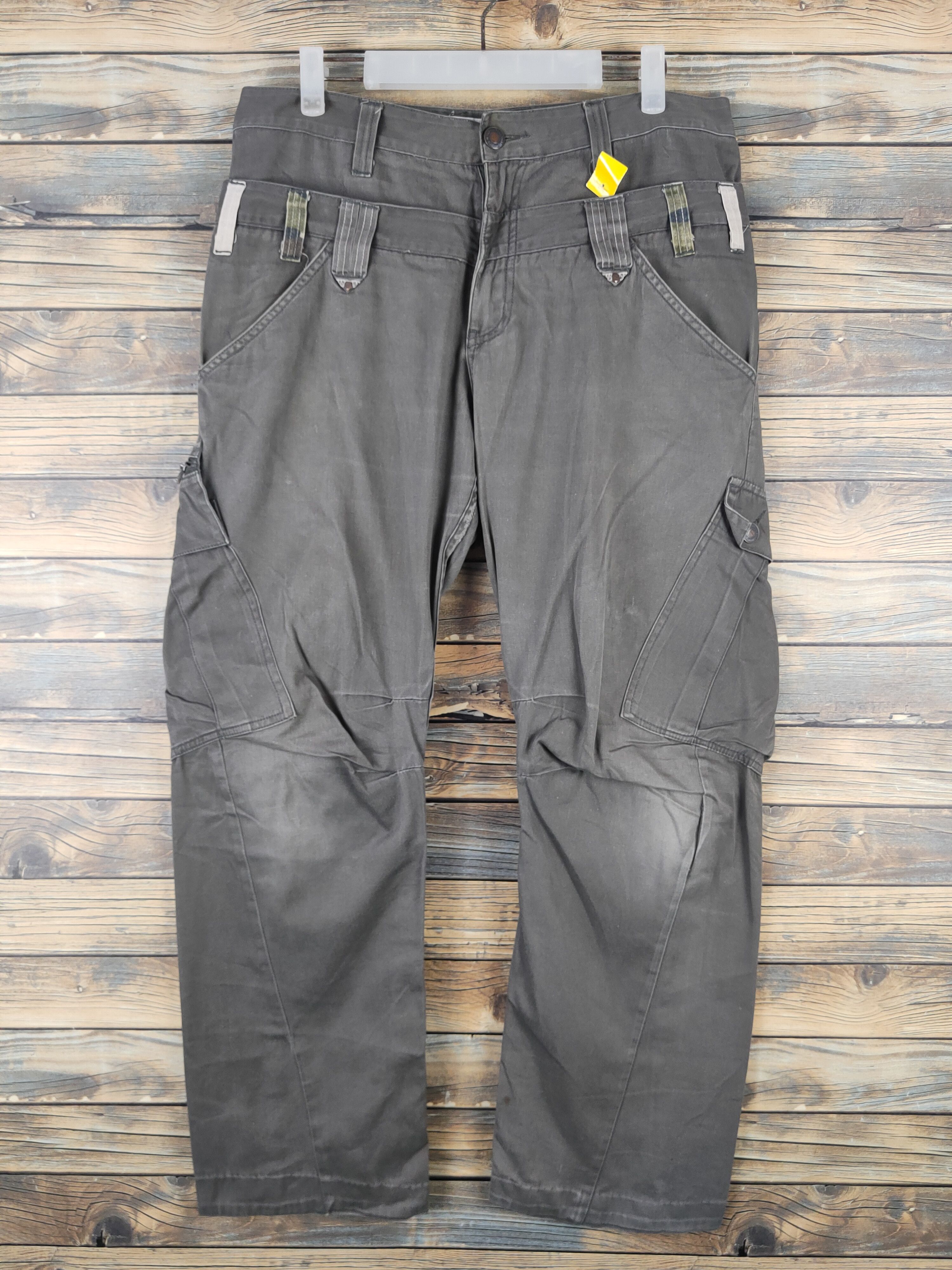 Japanese Brand DL Almighty Olive Multipocket Cargo Pants #2444 Size US 32 / EU 48 - 1 Thumbnail