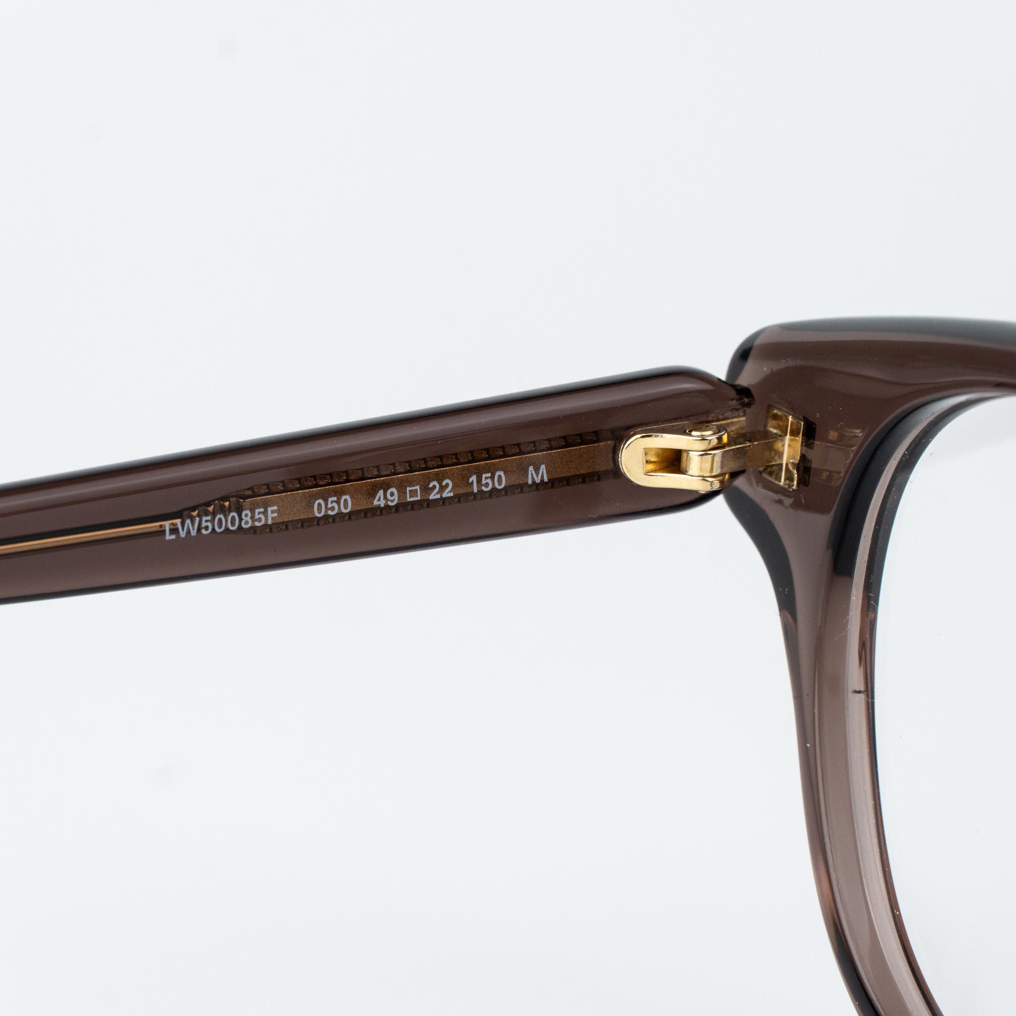 Loewe Loewe Men Eyeglasses Brown Round LW50085F 050 NEW AUTHENTIC Size ONE SIZE - 9 Thumbnail