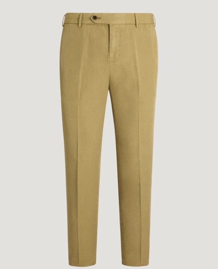 PT Torino PT Torino Slim-fit cotton and linen pants Size US 32 / EU 48 - 2 Thumbnail