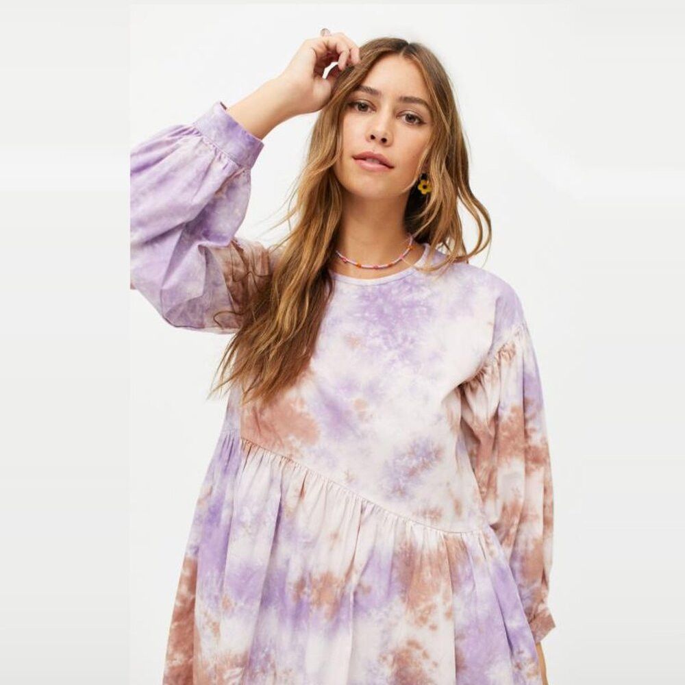 Other NWT New $245 Urban Outfitters Et Tigre Jayme Tie Dye Oversi Size XL / US 12-14 / IT 48-50 - 1 Thumbnail