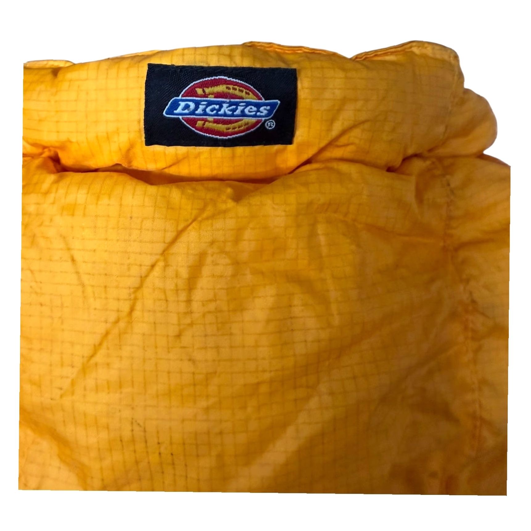 Dickies Dickies Yellow Hooded Down Puffer Jacket Mens M | Duck Down Filling | Winter Outerwear | Yellow / Black | 22” Pit to Pit 28” Length Size US M / EU 48-50 / 2 - 7 Thumbnail