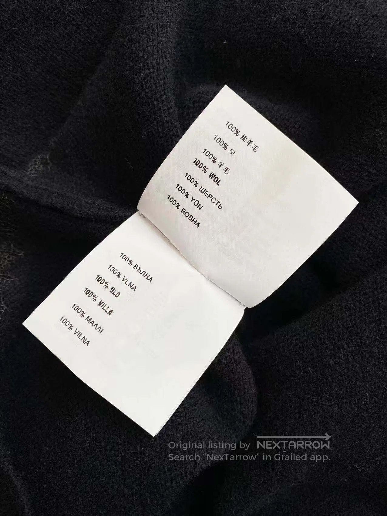 Miu Miu Miu Miu Classic Logo Wool Crew Neck Sweater| Size XS / US 0-2 / IT 36-38 - 6 Thumbnail