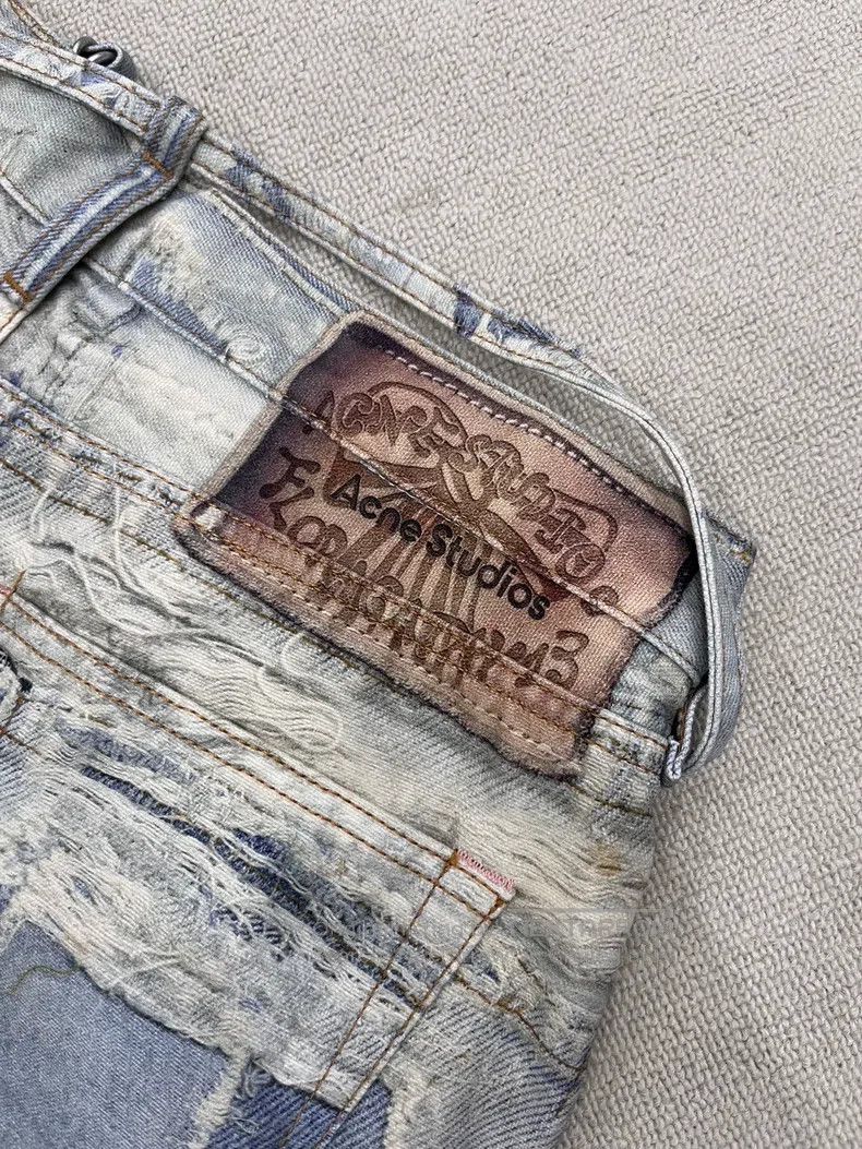 Acne Studios Acne Studios Straight-Leg Loose Distressed Jeans Size US 38 / EU 54 - 3 Thumbnail