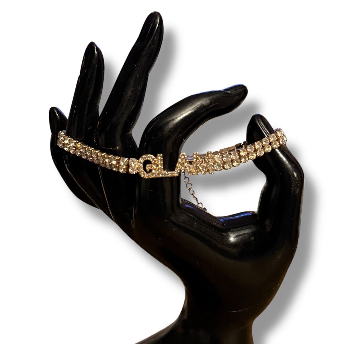 Other Gold tone GLAM tennis anklet Size ONE SIZE - 3 Thumbnail
