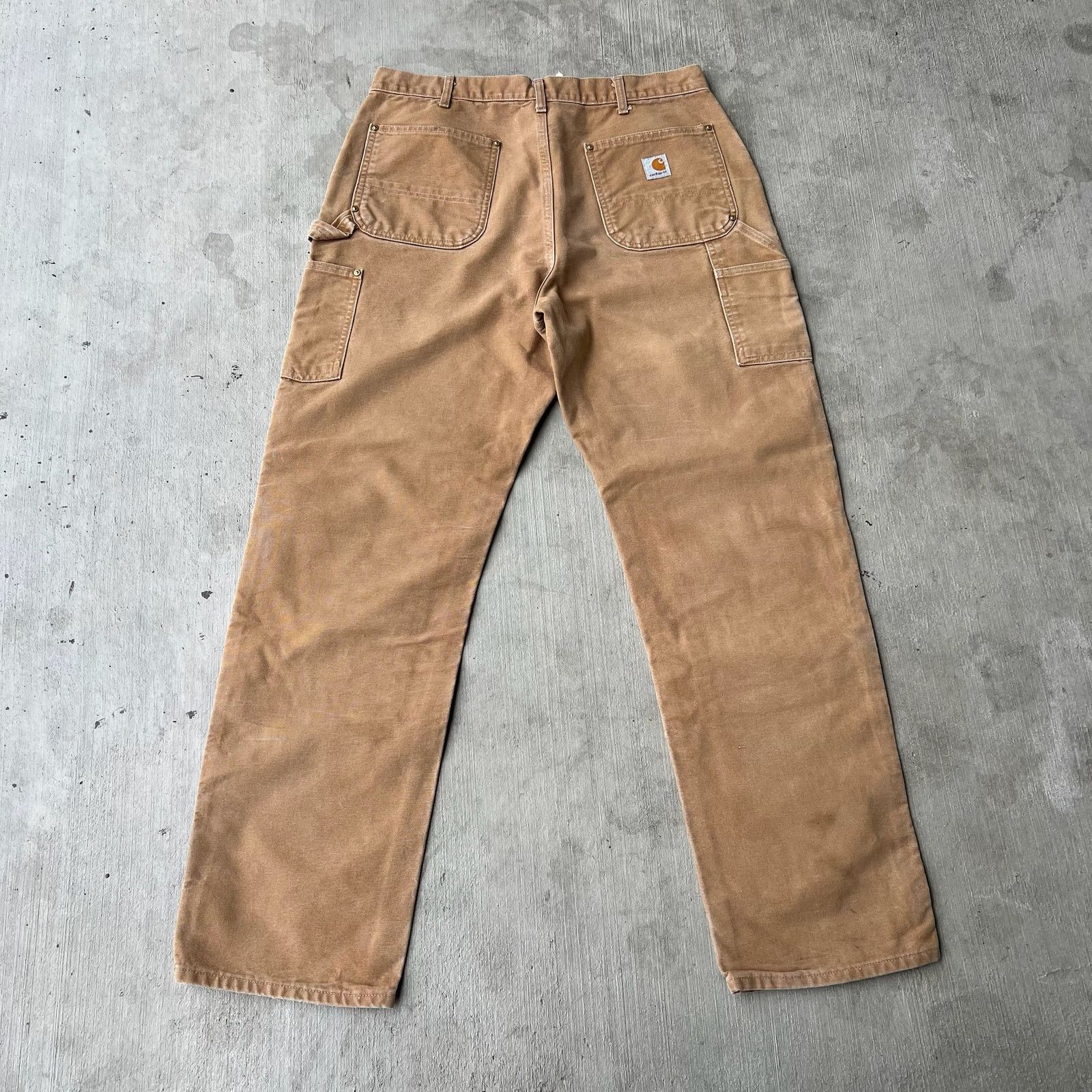 Carhartt × Vintage Carhartt brown double knee work wear carpenter pants Size US 34 / EU 50 - 5 Thumbnail
