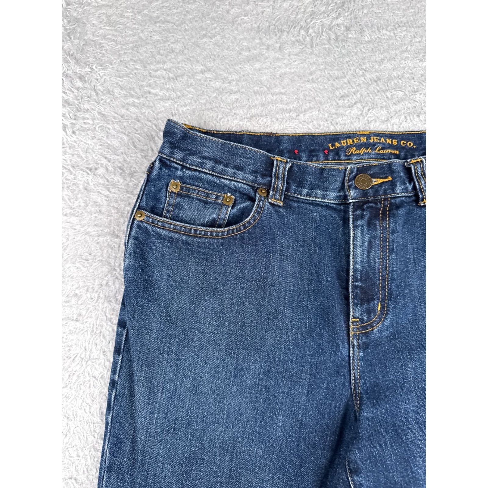 Ralph Lauren Lauren Ralph Lauren Shorts Women 6 Blue Denim Cotton Blend Mid Rise Casual 30x12 Shirt Womens 30 Blue 90s? Size 28" / US 6 / IT 42 - 4 Thumbnail