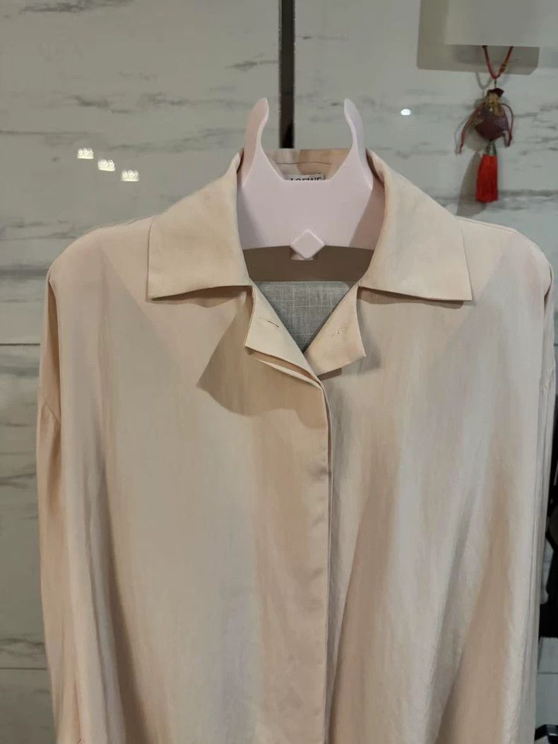 Loewe LOEWE Heavy silk 36 yard shirt coat Size M / US 6-8 / IT 42-44 - 9 Thumbnail
