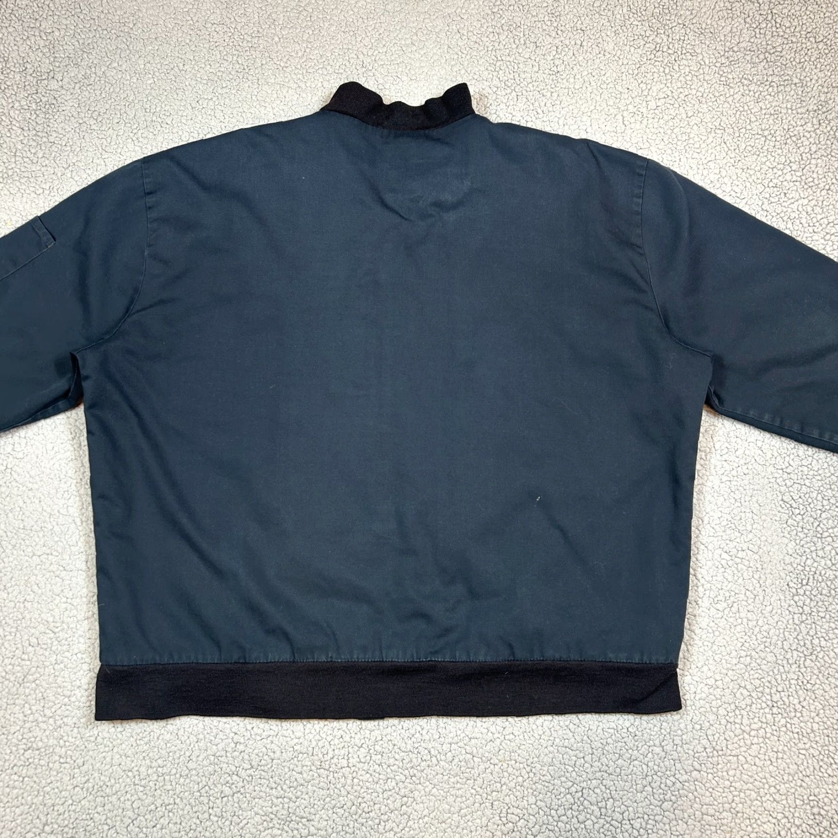 Vintage VINTAGE G&K Services Jacket Full Zip Bomber Jacket Black Mens 2XL Winter Casual Workwear Size US XXL / EU 58 / 5 - 5 Thumbnail