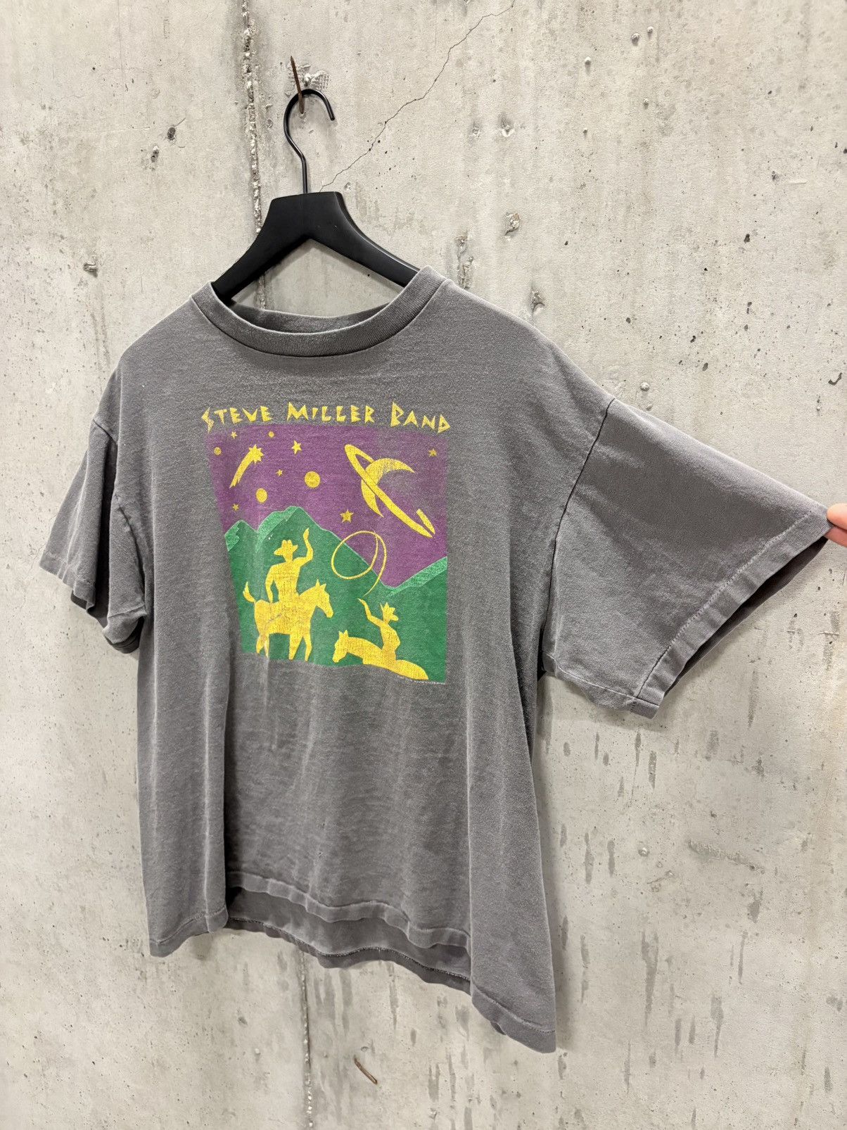 Band Tees Vintage Steve Miller Band Shirt Faded Distressed Grunge Size US XL / EU 56 / 4 - 2 Thumbnail