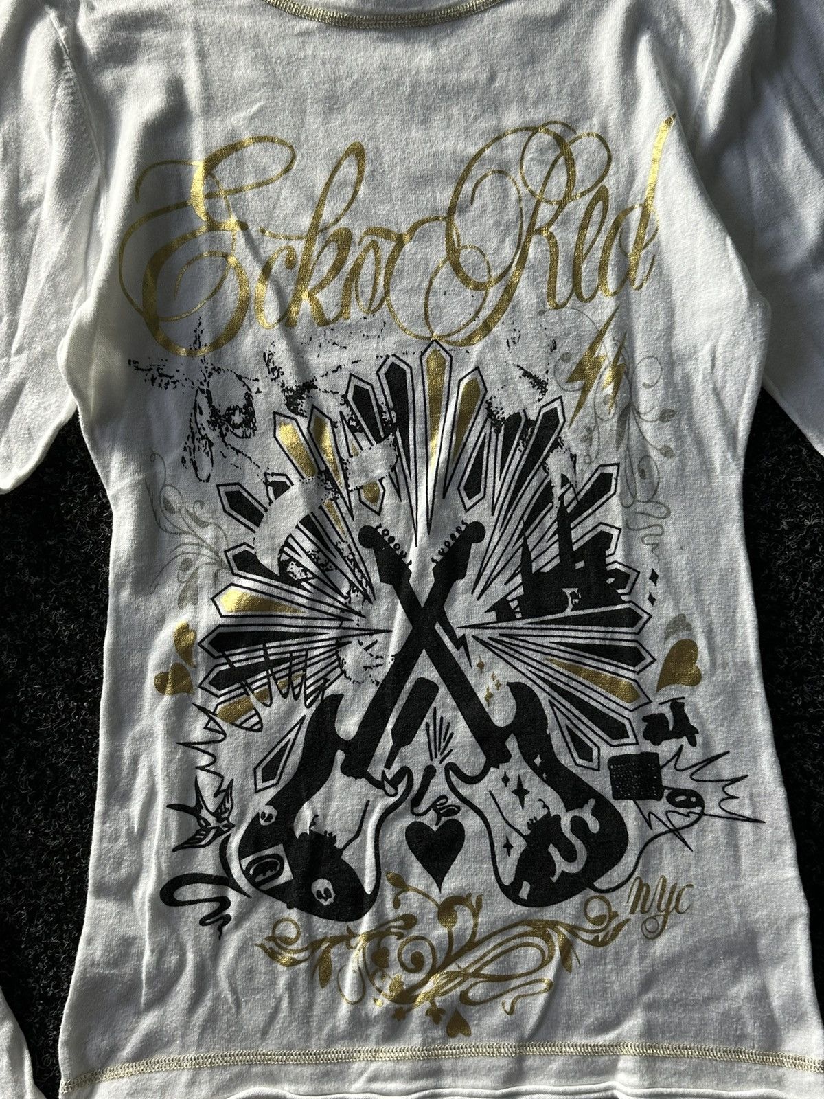 Ecko Unltd. × Vintage 🚨Vintage ECKO Y2K/2000s ALLFLICTION/ED HARDY STYLE Rare Size L / US 10 / IT 46 - 3 Thumbnail