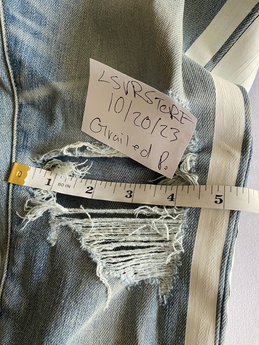 Amiri AMIRI Track Jean LT Indigo 32 OG - Gently Used* Size US 32 / EU 48 - 18 Thumbnail