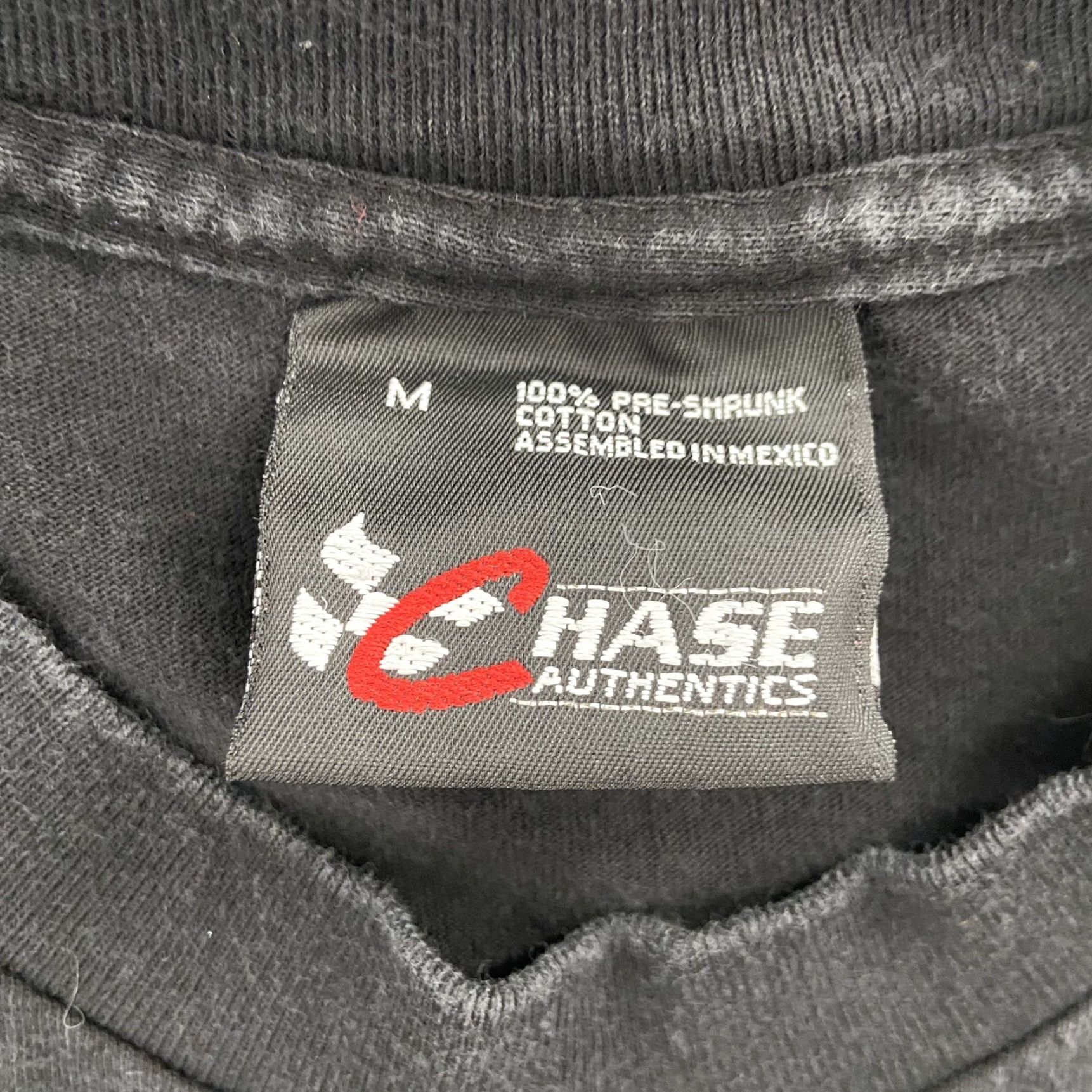 Chase Authentics VINTAGE Nascar Shirt Adult Medium Black Bill Elliott Chase Authentics Dual Print Shirt Size US M / EU 48-50 / 2 - 5 Thumbnail
