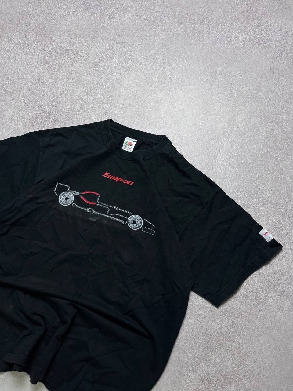 Vintage Vintage F-1 Snap-on Boxy T-shirt Y2K L Size US L / EU 52-54 / 3 - 2 Thumbnail