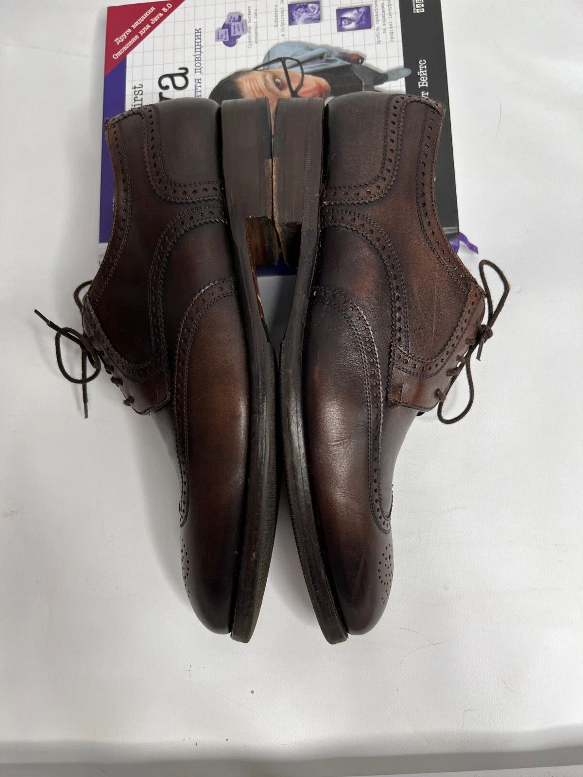 Berwick 1707 Berwick 1707 Chocolate Brown Leather Brogues Shoes 11 US Size US 11 / EU 44 - 9 Thumbnail