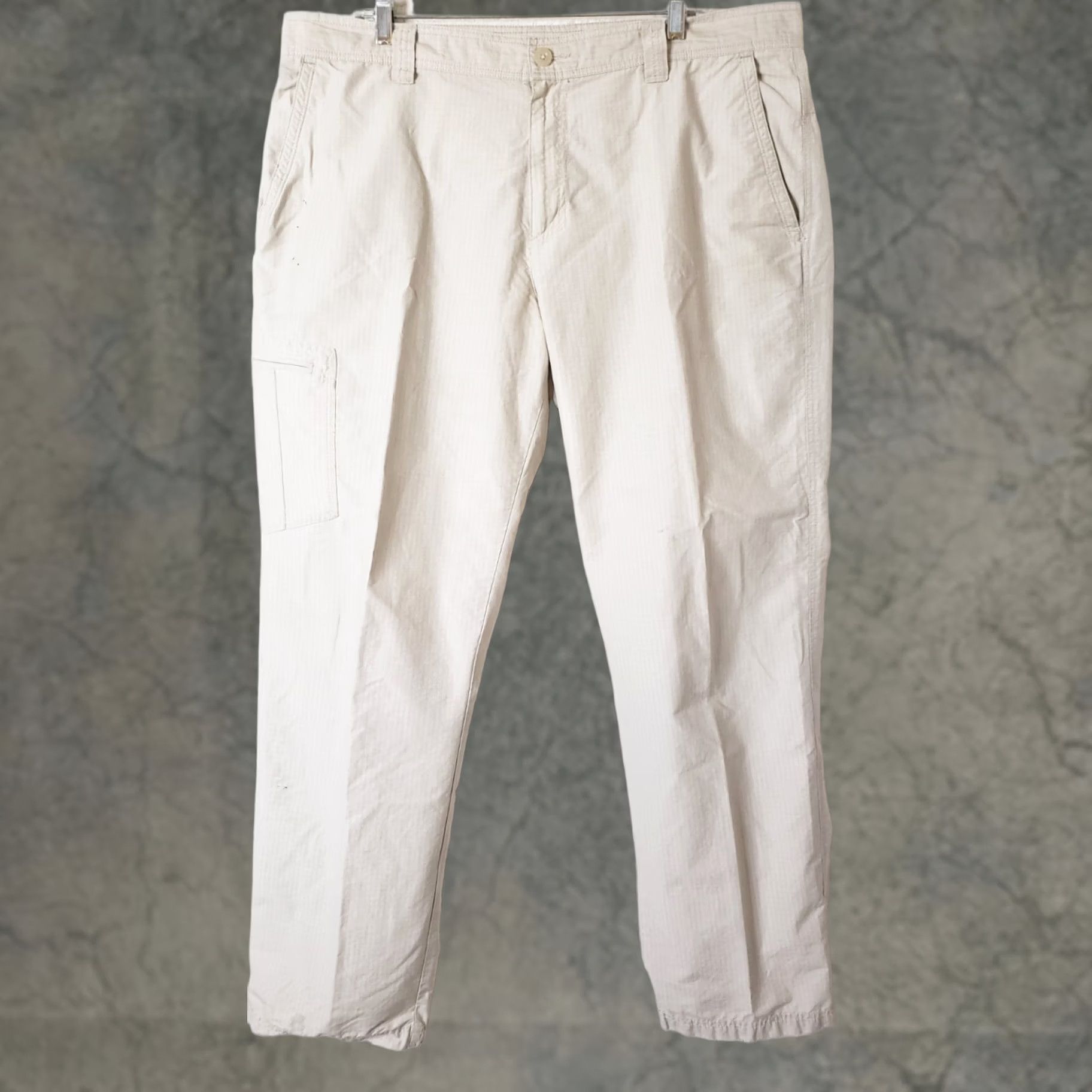 Vintage Columbia Omni Shade Ripstop Cargo Pants Mens 40x32 Beige Fishing Hiking Workwear Size US 40 / EU 56 - 1 Thumbnail