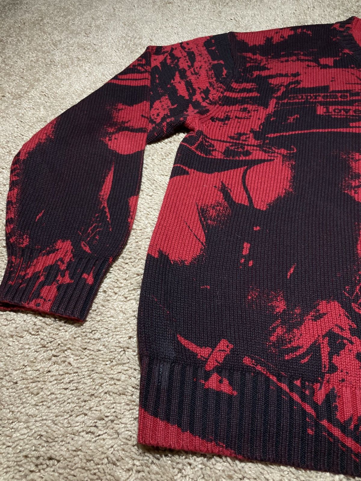 Supreme FW19 Supreme Is Love Smiths Meat is Murder Knit Red Album 80 Size US M / EU 48-50 / 2 - 5 Thumbnail