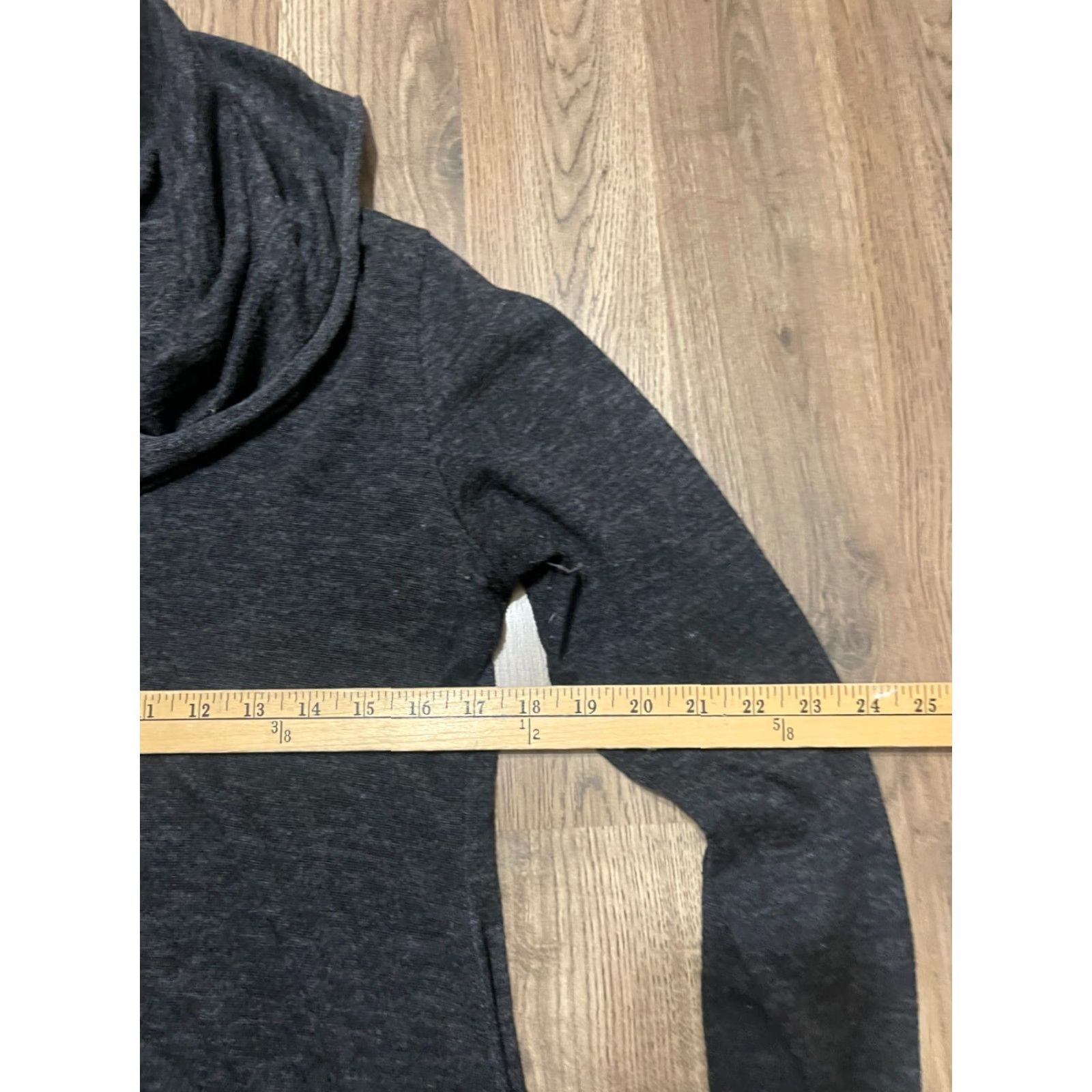 Vintage Doublju Sweater Shirt Women's XL Black Long Sleeve Turtleneck Pullover Casual Knit, Regular Fit, Solid, Fall Spring Summer, Womens Size XL / US 12-14 / IT 48-50 - 5 Thumbnail