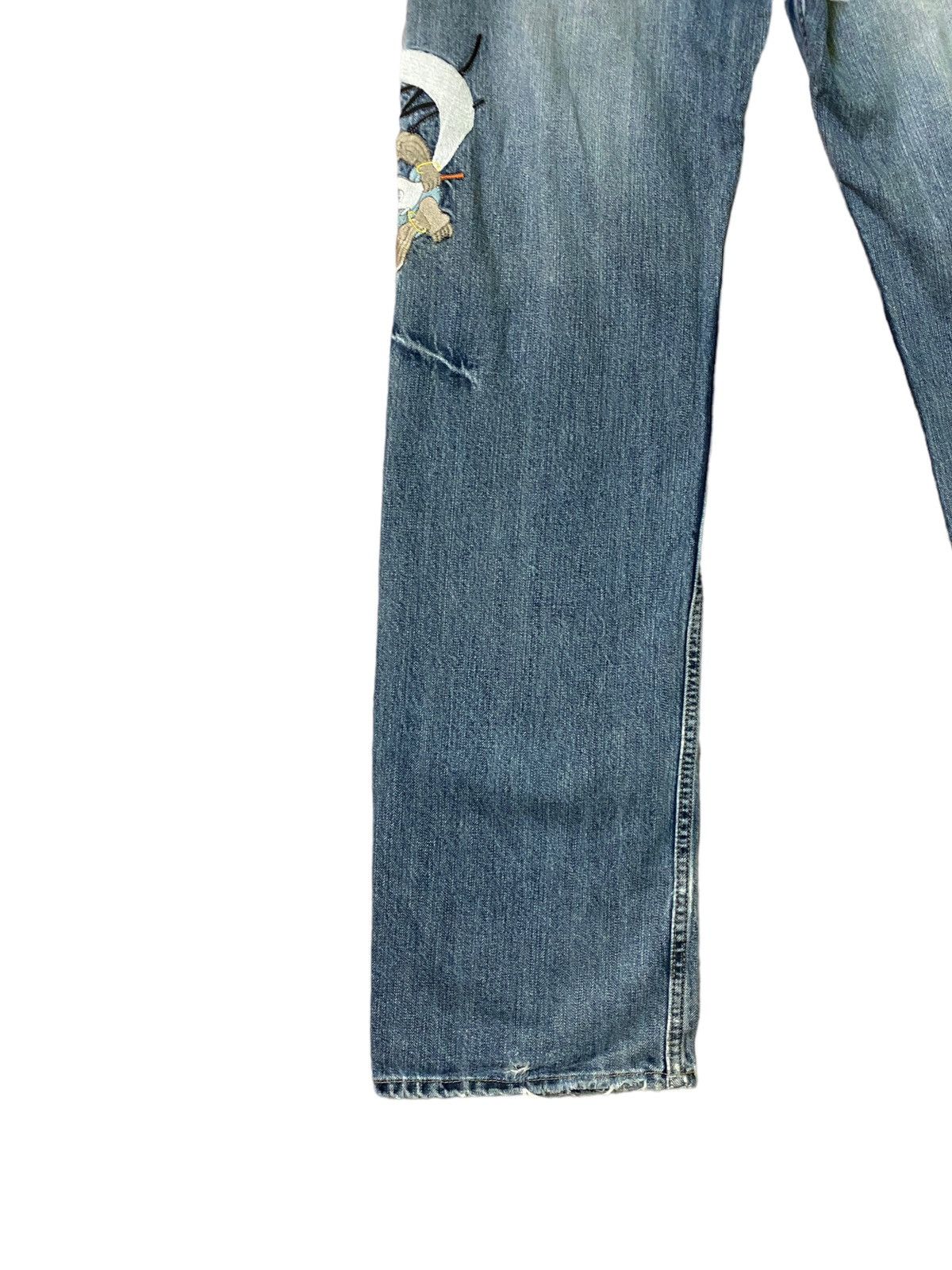 Japanese Brand × Vintage VINTAGE JAPAN DEVILS EMBROIDERED RARE DENIM JEANS Size US 27 - 14 Thumbnail