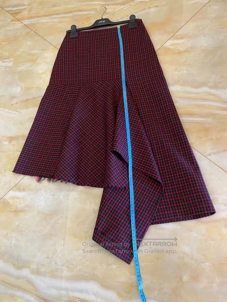 Balenciaga Balenciaga Wool Half Skirt Size 37" - 6 Thumbnail