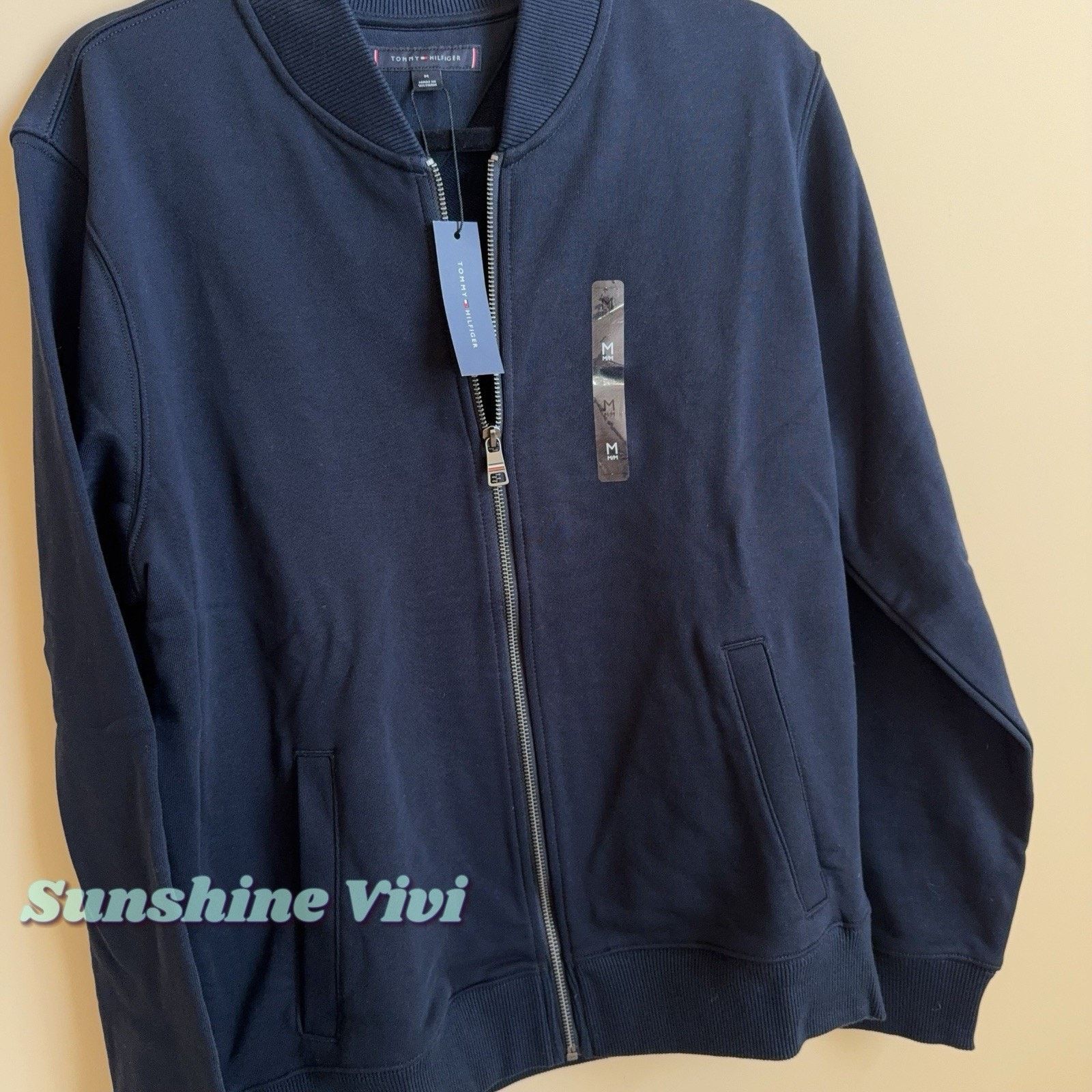 Tommy Hilfiger NWT Tommy Hilfiger Tommy Men Sweatshirt Jacket Navy Medium Size US M / EU 48-50 / 2 - 3 Thumbnail