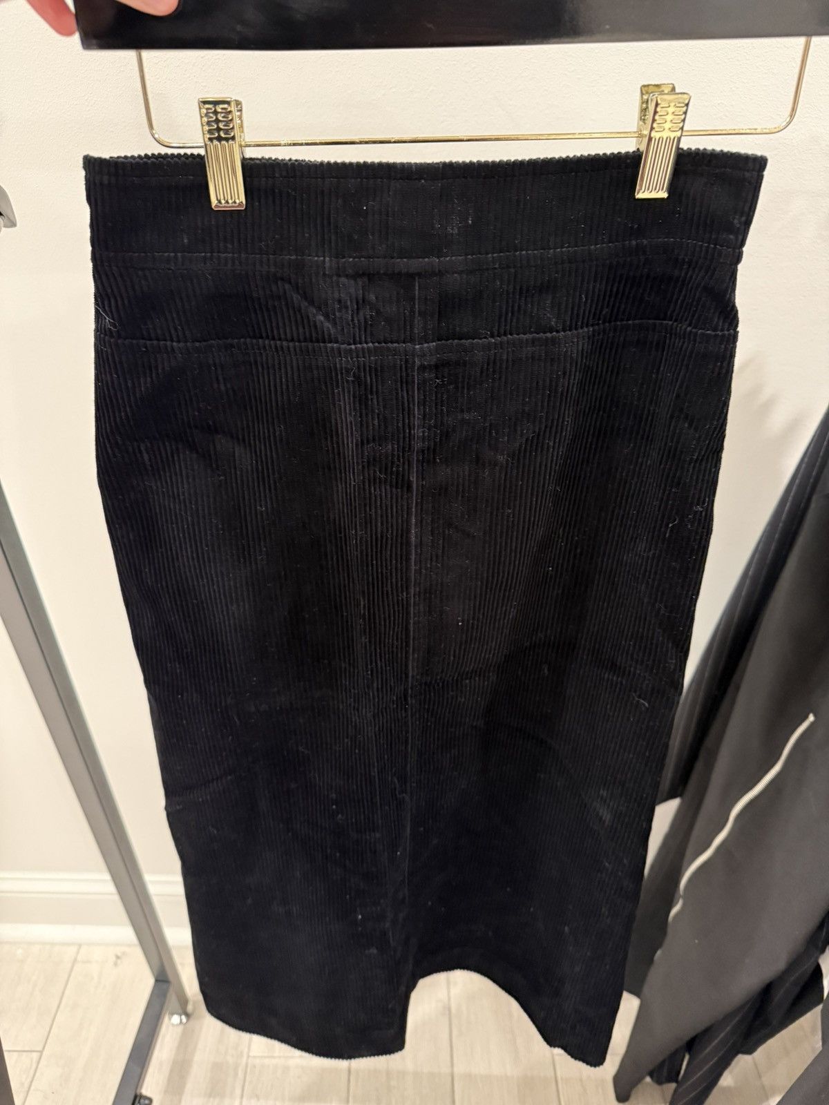 Akris Akris Punto Cotton Corduroy Midi Skirt Size 26" / US 2 / IT 38 - 3 Thumbnail