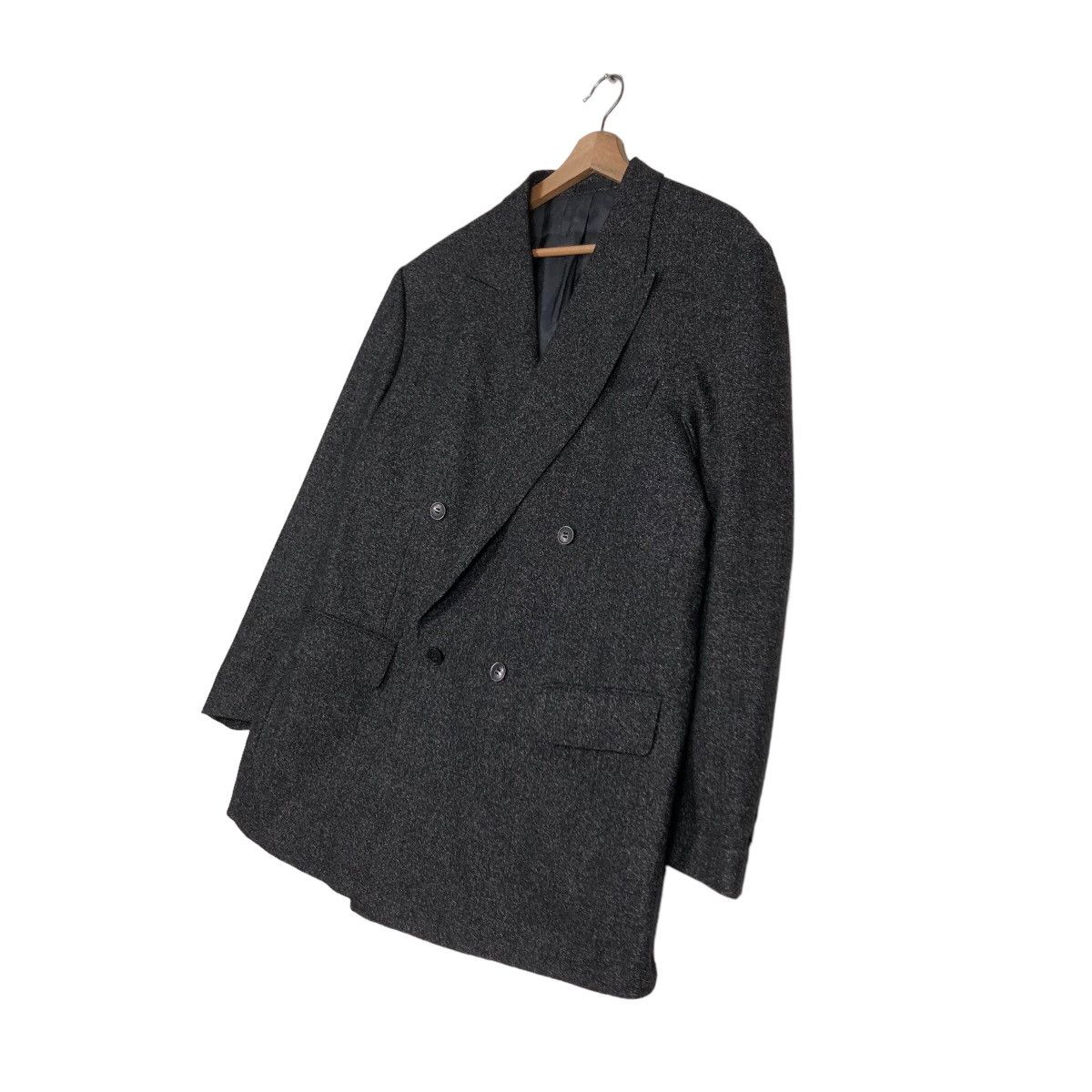Japanese Brand 🔥Vintage Wool Jacket Lanvin Classique Double Breast Size US M / EU 48-50 / 2 - 3 Thumbnail