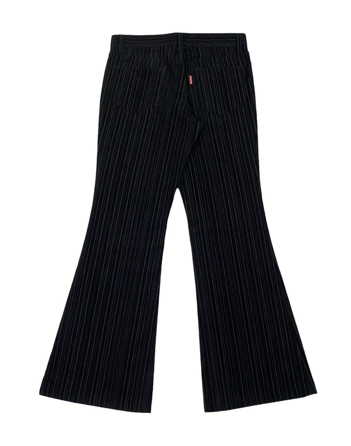Tornado Mart Tornado Mart Flared Striped Corduroy Cotton Pants Size US 29 - 3 Thumbnail